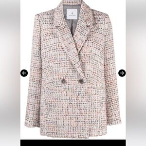 Anine Bing Tweed Blazer